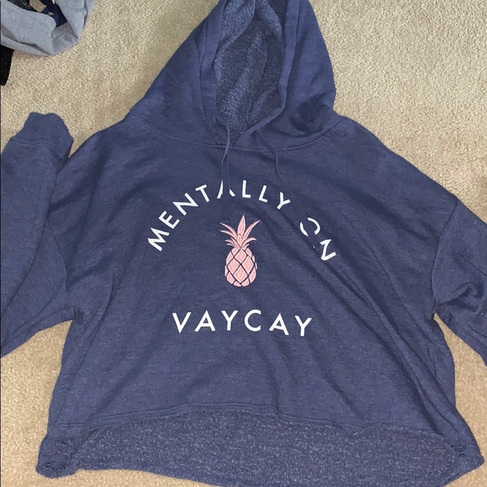 Crop top sweatshirt